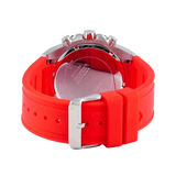 Guess Momentum Black Dial Red Rubber Strap Watch for Men - GW0263G3 Buy Now By Guess