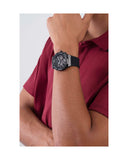 Guess Momentum Black Dial Black Rubber Strap Watch for Men - GW0263G4 Buy Now By Guess