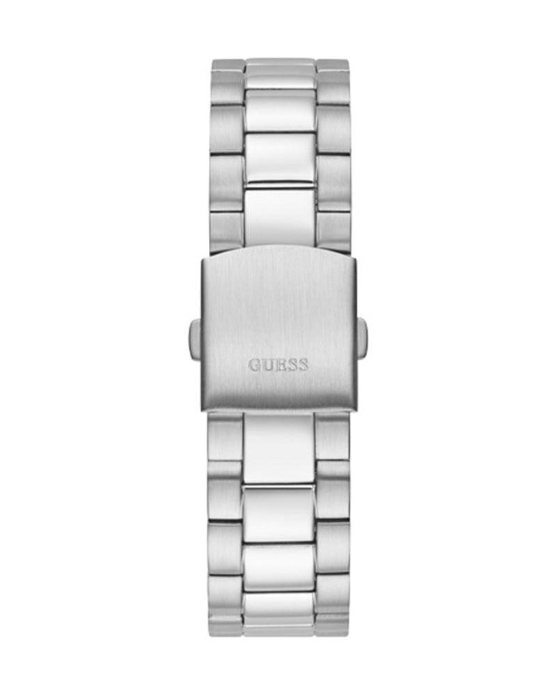 Guess Connoisseur Turquoise Dial Silver Steel Strap Watch for Men - GW0265G11 Buy Now By Guess