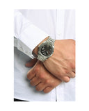 Guess Connoisseur Black Dial Silver Steel Strap Watch for Men - GW0265G1 Buy Now By Guess