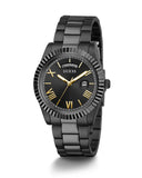 Guess Connoisseur Black Dial Black Steel Strap Watch for Men - GW0265G4 Buy Now By Guess