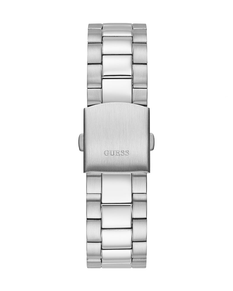 Guess Connoisseur Silver Dial Silver Steel Strap Watch for Men - GW0265G6 Buy Now By Guess