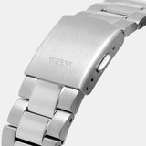 Guess Connoisseur Blue Dial Silver Steel Strap Watch for Men - GW0265G7 Buy Now By Guess