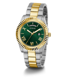 Guess Connoisseur Green Dial Two Tone Steel Strap Watch for Men - GW0265G8 Buy Now By Guess