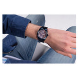 Guess Connoisseur Quartz Blue Dial Blue Steel Strap Watch For Men - GW0265G9 Buy Now By Guess