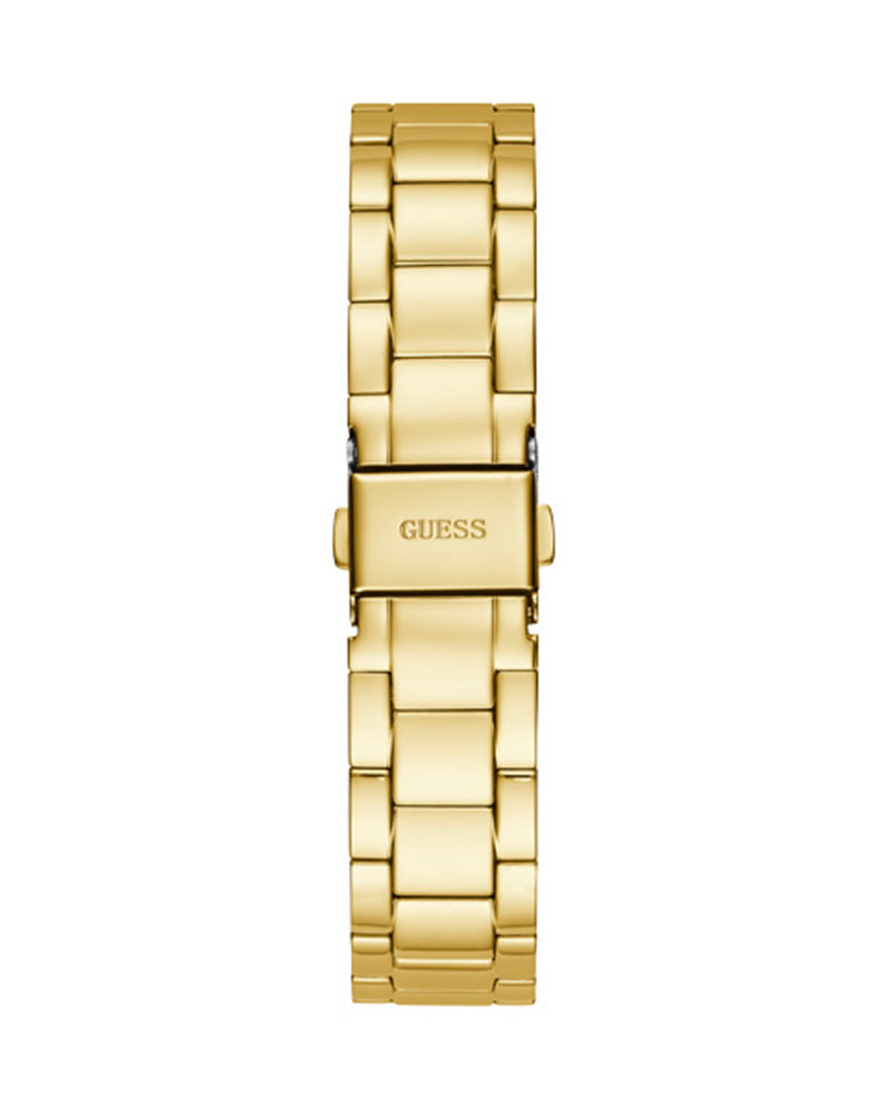 Guess Luna White Dial Gold Steel Strap Watch for Women - GW0308L2 Buy Now By Guess