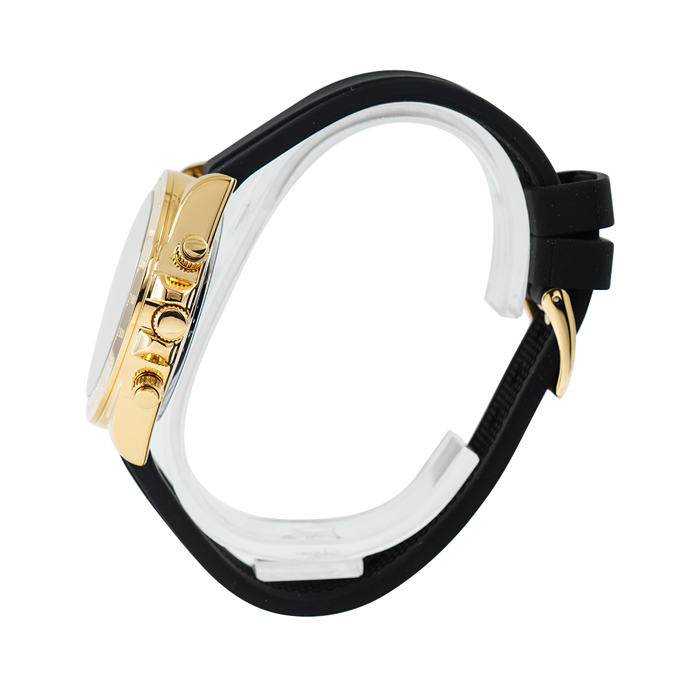 Guess Eclipse Multi Function Black Dial Black Rubber Strap Watch for Women - GW0315L1 Buy Now By Guess