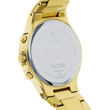 Guess Moonlight Multi Function Diamonds Gold Dial Gold Steel Strap Watch for Women - GW0320L2 Buy Now By Guess
