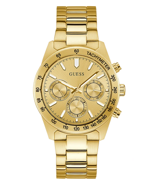 Guess Analog Chronograph Gold Dial Gold Steel Strap Watch for Men - GW0329G3 Buy Now By Guess