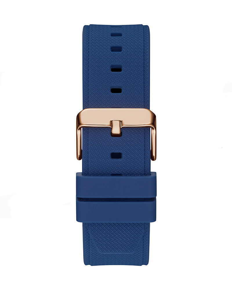 Guess Third Gear Analog Blue Dial Blue Rubber Strap Watch for Men - GW0334G3 Buy Now By Guess