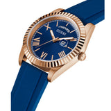 Guess Connoisseur Blue Dial Blue Silicone Strap Watch For Men - GW0335G2 Buy Now By Guess
