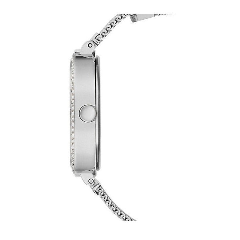 Guess Tapestry Diamonds Silver Dial Silver Mesh Bracelet Watch for Women - GW0354L1 Buy Now By Guess
