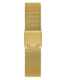 Guess Quartz Red Dial Gold Mesh Strap Watch For Women - GW0354L4 Buy Now By Guess