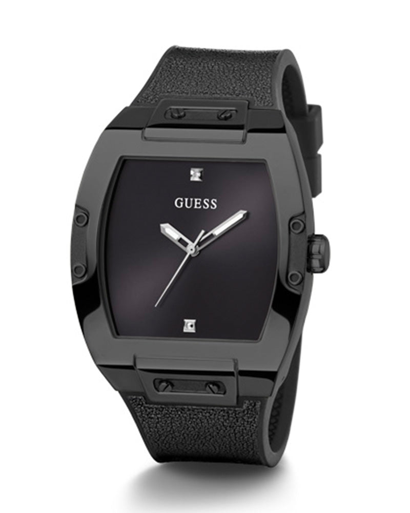 Guess Phoenix Black Dial Black Rubber Strap Watch for Men - GW0386G1 Buy Now By Guess
