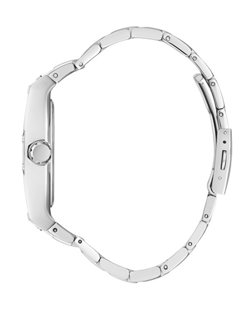 Guess Phoenix Black Dial Silver Steel Strap Watch for Men - GW0387G1 Buy Now By Guess