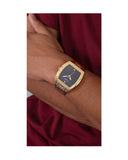Guess Phoenix Black Dial Gold Steel Strap Watch for Men - GW0387G2 Buy Now By Guess