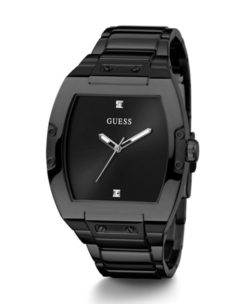 Guess Trend Black Dial Black Steel Strap Watch for Men - GW0387G3 Buy Now By Guess