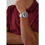 Guess Trophy Chronograph Diamonds Black Dial Silver Steel Strap Watch for Men - GW0390G1 Buy Now By Guess