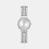 Guess Gala Diamonds Silver Dial Silver Steel Strap Watch for Women - GW0401L1 Buy Now By Guess