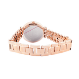 Guess Gala Diamonds Silver Dial Gold Steel Strap Watch for Women - GW0401L3 Buy Now By Guess