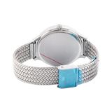 Guess Soiree Diamonds Silver Dial Silver Mesh Bracelet Watch for Women - GW0402L1 Buy Now By Guess