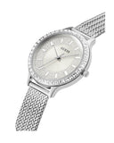 Guess Soiree Diamonds Silver Dial Silver Mesh Bracelet Watch for Women - GW0402L1 Buy Now By Guess