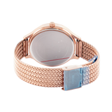 Guess Soiree Diamonds Rose Gold Dial Rose Gold Mesh Bracelet Watch for Women - GW0402L3 Buy Now By Guess