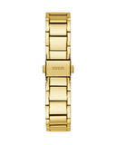 Guess Solstice Diamonds Gold Dial Gold Steel Strap Watch for Women - GW0403L2 Buy Now By Guess