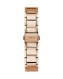 Guess Solstice Diamonds Rose Gold Dial Rose Gold Steel Strap Watch for Women - GW0403L3 Buy Now By Guess
