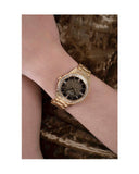 Guess Night Life Diamonds Black Dial Gold Steel Strap Watch for Women - GW0405L2 Buy Now By Guess