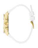 Guess Athena White Dial White Rubber Strap Watch for Women - GW0409L2 Buy Now By Guess