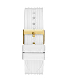 Guess Athena White Dial White Rubber Strap Watch for Women - GW0409L2 Buy Now By Guess