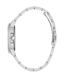 Guess Crown Jewel Diamonds Blue Dial Silver Steel Strap Watch for Women - GW0410L1 Buy Now By Guess