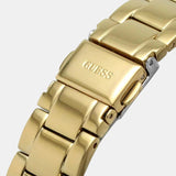 Guess Crown Jewel Diamonds White Dial Gold Steel Strap Watch for Women - GW0410L2 Buy Now By Guess