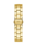 Guess Crown Jewel Diamonds White Dial Gold Steel Strap Watch for Women - GW0410L2 Buy Now By Guess