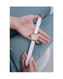 Guess Crown Jewel Multifunction Diamonds White Dial White Leather Strap Watch for Women - GW0411L1 Buy Now By Guess