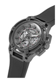 Guess Matrix Multifunction Grey Dial Grey Rubber Strap Watch for Men - GW0423G3 Buy Now By Guess