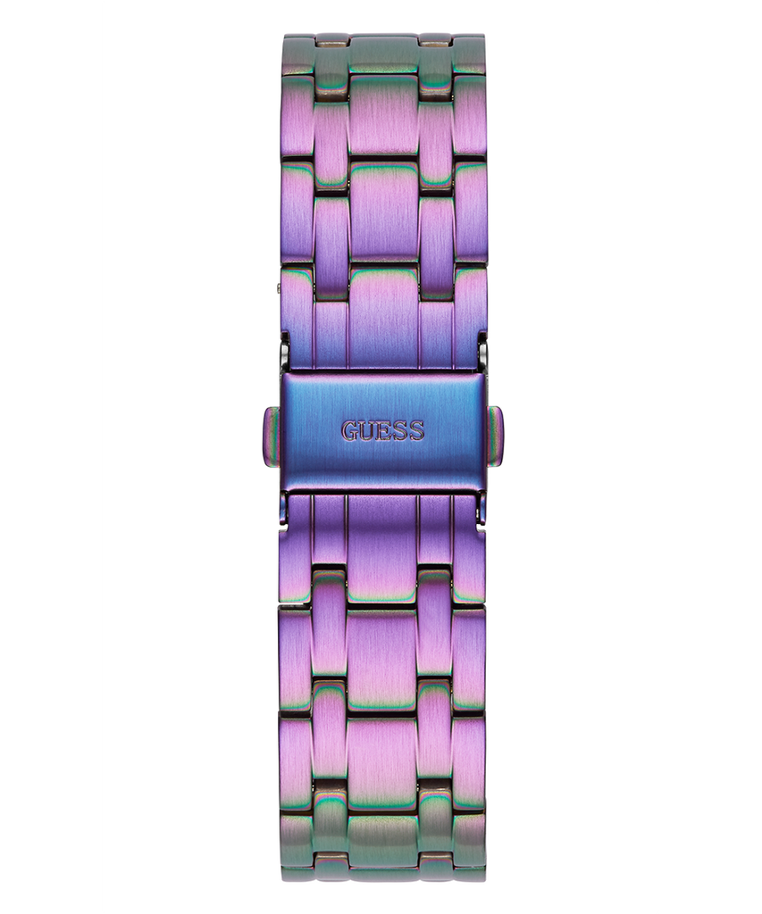 Guess Heiress Multifunction Diamonds Purple Dial Purple Steel Strap Watch for Women - GW0440L3 Buy Now By Guess