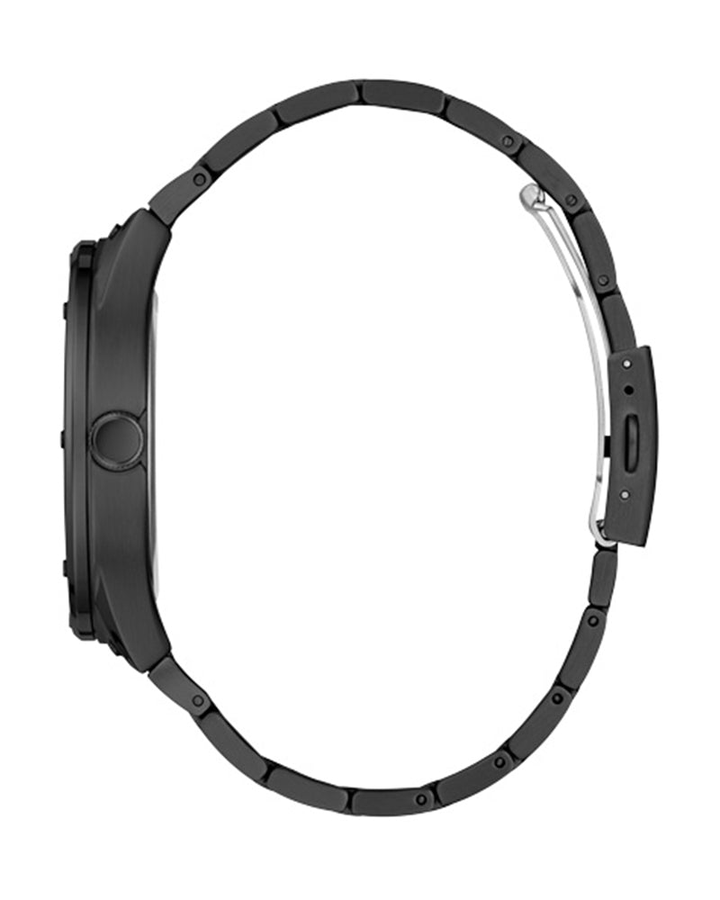 Guess Scope Multifunction Black Dial Black Steel Strap Watch for Men - GW0454G3 Buy Now By Guess