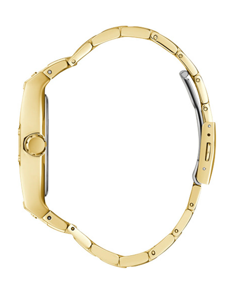 Guess Phoenix Multi Function Black Dial Gold Steel Strap Watch for Men - GW0456G1 Buy Now By Guess