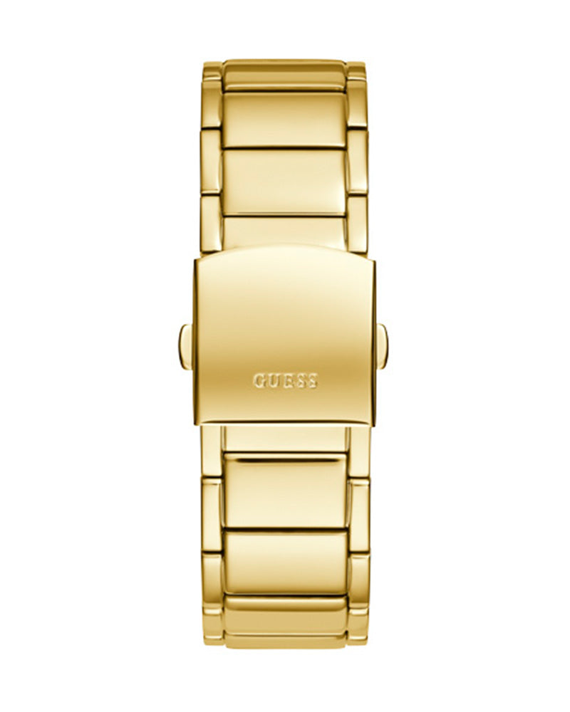 Guess Phoenix Multi Function Black Dial Gold Steel Strap Watch for Men - GW0456G1 Buy Now By Guess