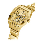 Guess Phoenix Multi Function Gold Dial Gold Steel Strap Watch for Men - GW0456G2 Buy Now By Guess