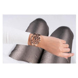 Guess Queen Multifunction Rose Gold Dial Rose Gold Steel Strap Watch For Women - GW0464L3 Buy Now By Guess