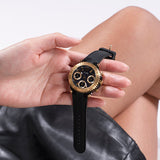 Guess Cosmic Multifunction Black Dial Black Silicone Strap Watch For Women - GW0466L1 Buy Now By Guess