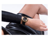 Guess Cosmic Multifunction Black Dial Black Silicone Strap Watch For Women - GW0466L1 Buy Now By Guess