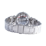 Guess Night Life Clear Silver Dial Silver Steel Strap Watch for Women - GW0470L1 Buy Now By Guess