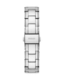 Guess Night Life Clear Silver Dial Silver Steel Strap Watch for Women - GW0470L1 Buy Now By Guess