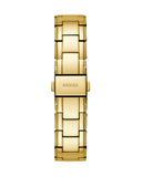 Guess Crystal Clear Analog Gold Dial Gold Steel Strap Watch for Women - GW0470L2 Buy Now By Guess