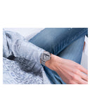 Guess Iconic Diamonds Silver Dial Silver Mesh Bracelet Watch For Women - GW0477L1 Buy Now By Guess