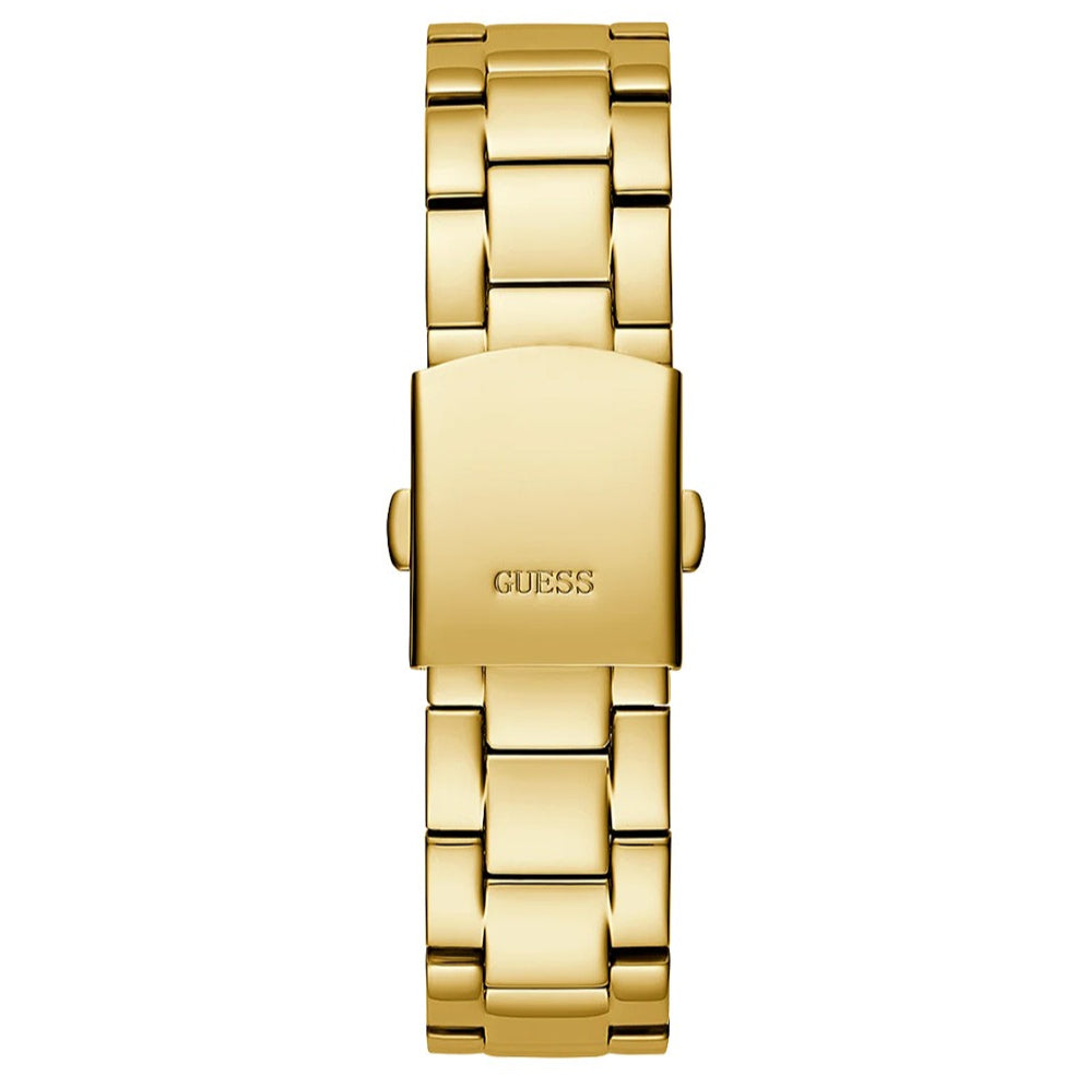 Guess Sol Chronograph Gold Dial Gold Steel Strap Watch For Women - GW0483L2 Buy Now By Guess